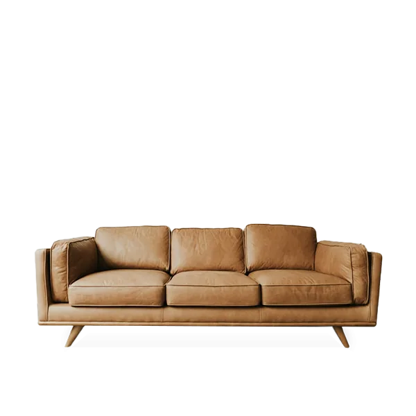 living room brown sofa