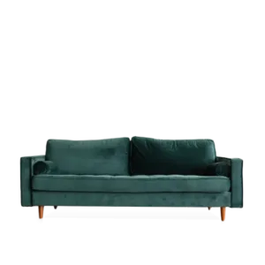 living room green sofa